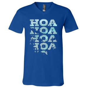 Hoa Hoa Hoa Hoa Hoa Season Vibes V-Neck T-Shirt