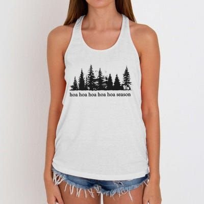 Hoa Hoa Hoa Hoa Hoa Season Twilight Inspired Women's Knotted Racerback Tank