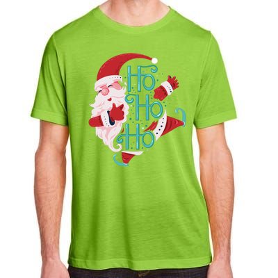 Ho Ho Ho Dabbing Santa Adult ChromaSoft Performance T-Shirt