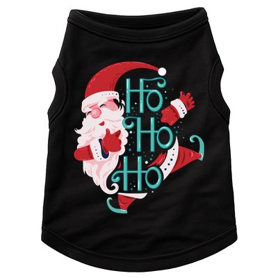Ho Ho Ho Dabbing Santa Doggie Tank