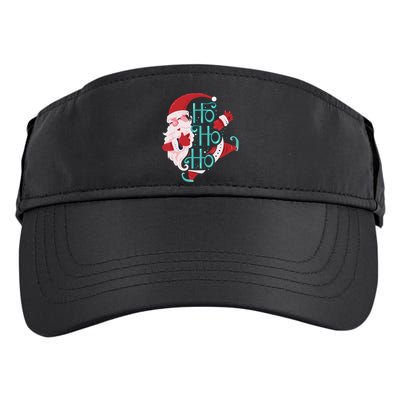 Ho Ho Ho Dabbing Santa Adult Drive Performance Visor
