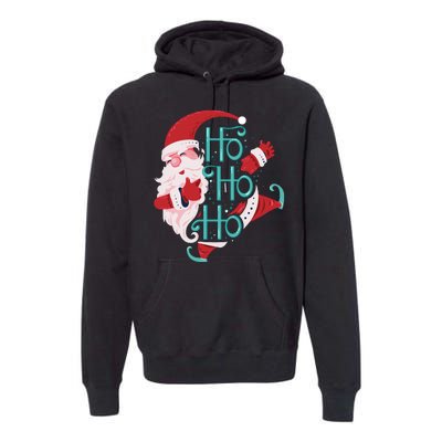 Ho Ho Ho Dabbing Santa Premium Hoodie