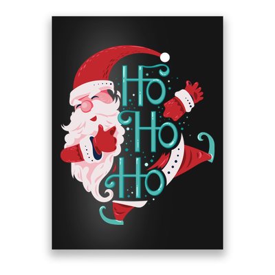 Ho Ho Ho Dabbing Santa Poster