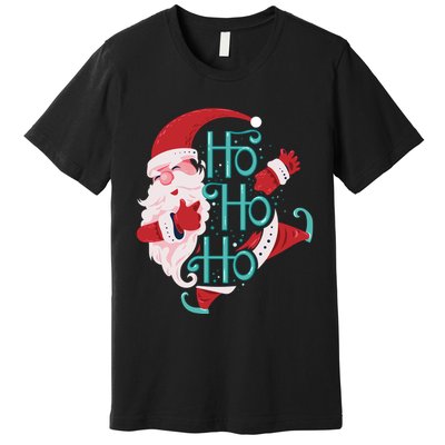 Ho Ho Ho Dabbing Santa Premium T-Shirt
