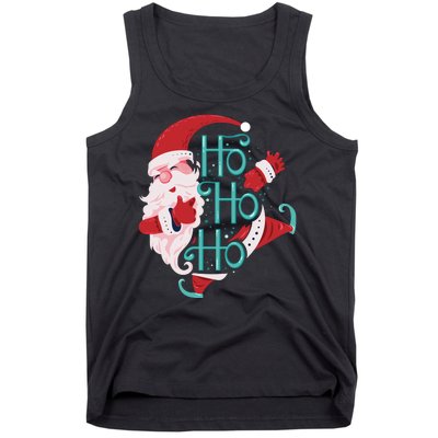 Ho Ho Ho Dabbing Santa Tank Top