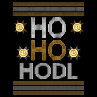 Ho Ho Hodl Crypto Currency Ugly Christmas Zip Tote Bag