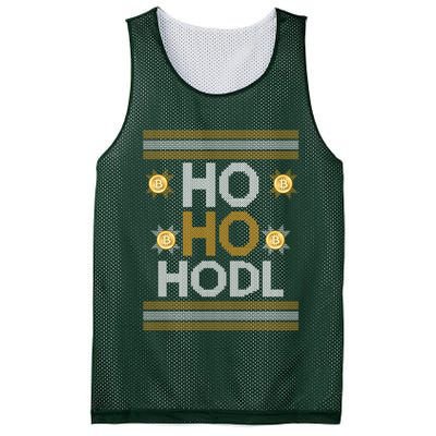 Ho Ho Hodl Crypto Currency Ugly Christmas Mesh Reversible Basketball Jersey Tank