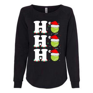 Ho Ho Ho Christmas Tennis Balls Santa's Hat Xmas Tennis Fan Gift Womens California Wash Sweatshirt