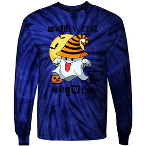 Happy Halloween Hallow Madness Tie-Dye Long Sleeve Shirt