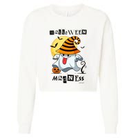 Happy Halloween Hallow Madness Cropped Pullover Crew