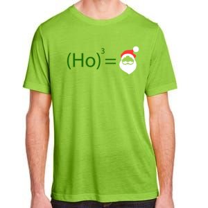 Ho Ho Ho Cubed Equals Santa Geeky Math Christmas Gift Adult ChromaSoft Performance T-Shirt