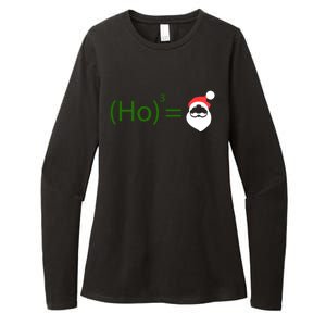 Ho Ho Ho Cubed Equals Santa Geeky Math Christmas Gift Womens CVC Long Sleeve Shirt