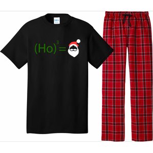 Ho Ho Ho Cubed Equals Santa Geeky Math Christmas Gift Pajama Set