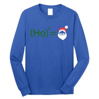 Ho Ho Ho Cubed Equals Santa Geeky Math Christmas Gift Long Sleeve Shirt