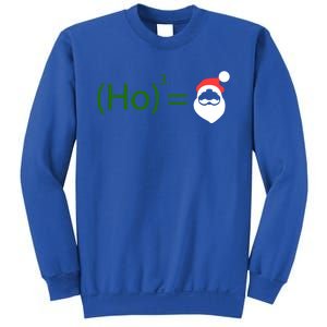 Ho Ho Ho Cubed Equals Santa Geeky Math Christmas Gift Sweatshirt