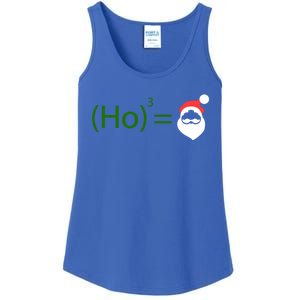 Ho Ho Ho Cubed Equals Santa Geeky Math Christmas Gift Ladies Essential Tank