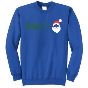 Ho Ho Ho Cubed Equals Santa Geeky Math Christmas Gift Tall Sweatshirt