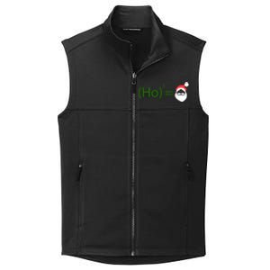 Ho Ho Ho Cubed Equals Santa Geeky Math Christmas Gift Collective Smooth Fleece Vest