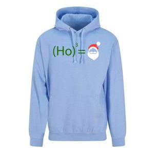 Ho Ho Ho Cubed Equals Santa Geeky Math Christmas Gift Unisex Surf Hoodie