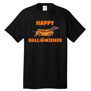 Happy Hallowiener Halloween Dachshund Dog Tall T-Shirt