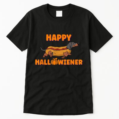 Happy Hallowiener Halloween Dachshund Dog Tall T-Shirt