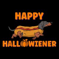 Happy Hallowiener Halloween Dachshund Dog Impact Tech Backpack