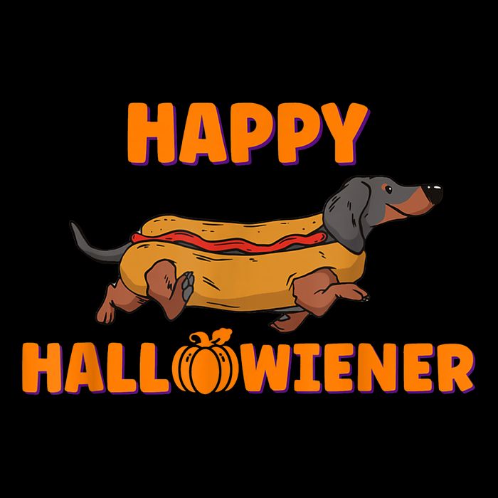 Happy Hallowiener Halloween Dachshund Dog Impact Tech Backpack