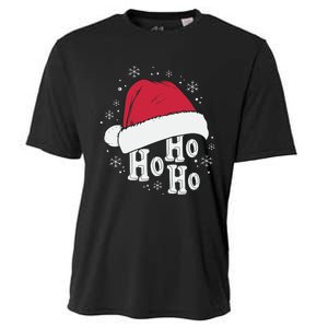 Ho Ho Ho Funny Christmas Cooling Performance Crew T-Shirt