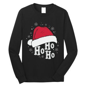 Ho Ho Ho Funny Christmas Long Sleeve Shirt