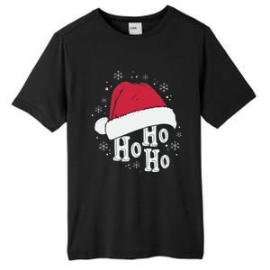 Ho Ho Ho Funny Christmas Tall Fusion ChromaSoft Performance T-Shirt