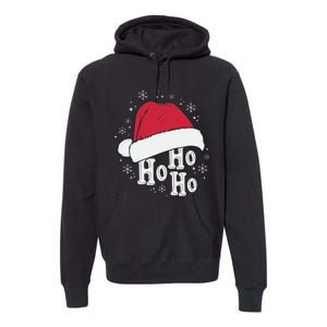 Ho Ho Ho Funny Christmas Premium Hoodie