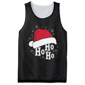 Ho Ho Ho Funny Christmas Mesh Reversible Basketball Jersey Tank