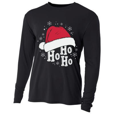 Ho Ho Ho Funny Christmas Cooling Performance Long Sleeve Crew