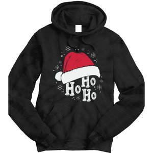 Ho Ho Ho Funny Christmas Tie Dye Hoodie