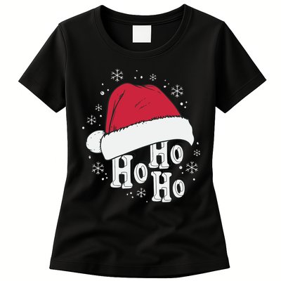 Ho Ho Ho Funny Christmas Womens T-Shirt