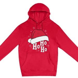 Ho Ho Ho Funny Christmas Premium Pullover Hoodie