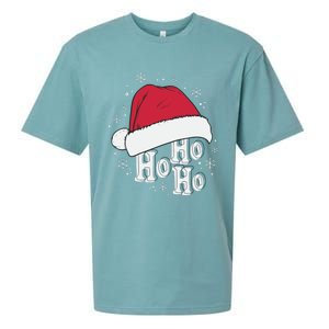 Ho Ho Ho Funny Christmas Sueded Cloud Jersey T-Shirt