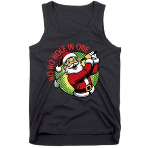 Ho Ho Hole In One Santa Golf Christmas Tank Top