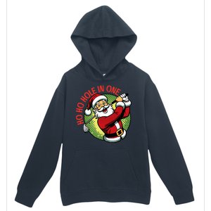 Ho Ho Hole In One Santa Golf Christmas Urban Pullover Hoodie