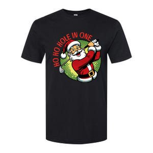 Ho Ho Hole In One Santa Golf Christmas Softstyle CVC T-Shirt