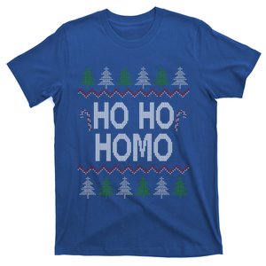 Ho Ho Ho Homo Homosexual Lgbt Ugly Christmas Funny Gift T-Shirt