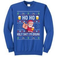 Ho Ho Holy Shit Im Drunk Ugly Christmas Funny Gift Sweatshirt