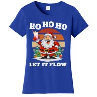 Ho Ho Ho Let It Flow Ugly Christmas Cool Gift Women's T-Shirt