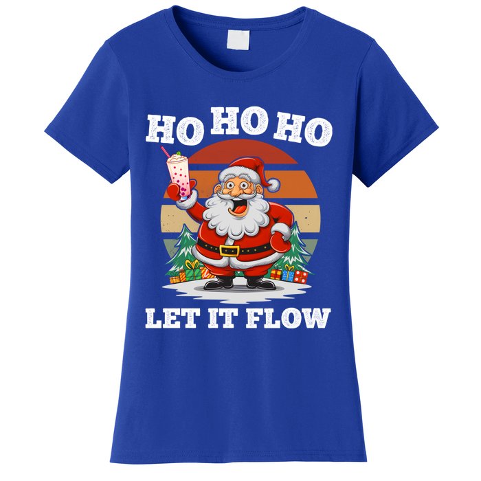 Ho Ho Ho Let It Flow Ugly Christmas Cool Gift Women's T-Shirt