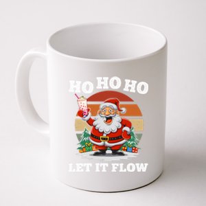 Ho Ho Ho Let It Flow Ugly Christmas Cool Gift Coffee Mug