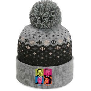 Hope Hate Heal Grow Kamala Harris Cat Ladies For President The Baniff Cuffed Pom Beanie