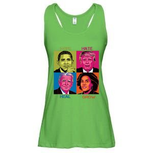 Hope Hate Heal Grow Kamala Harris Cat Ladies For President Ladies Essential Flowy Tank