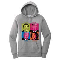 Hope Hate Heal Grow Kamala Harris Cat Ladies For President Women's Pullover Hoodie