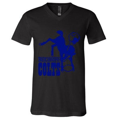 Horse Horseshoe V-Neck T-Shirt