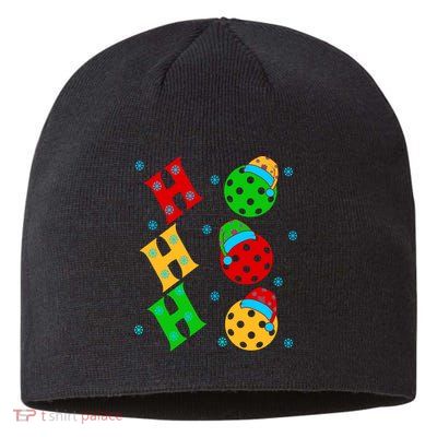 Ho Ho Ho Pickleball Christmas Sustainable Beanie